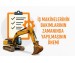 İş Makinelerinin Bakımlarının Zaman...